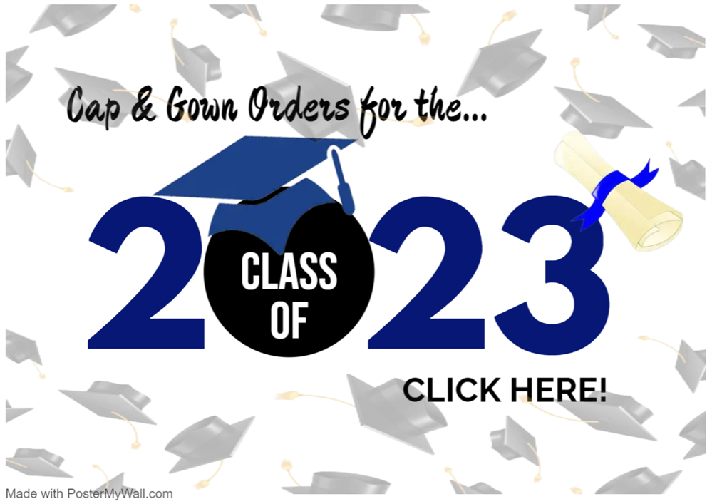 Order your Class of 2023 Cap & Gown Here!