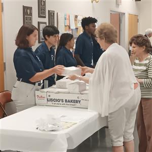 Cadets at Senior Center#3